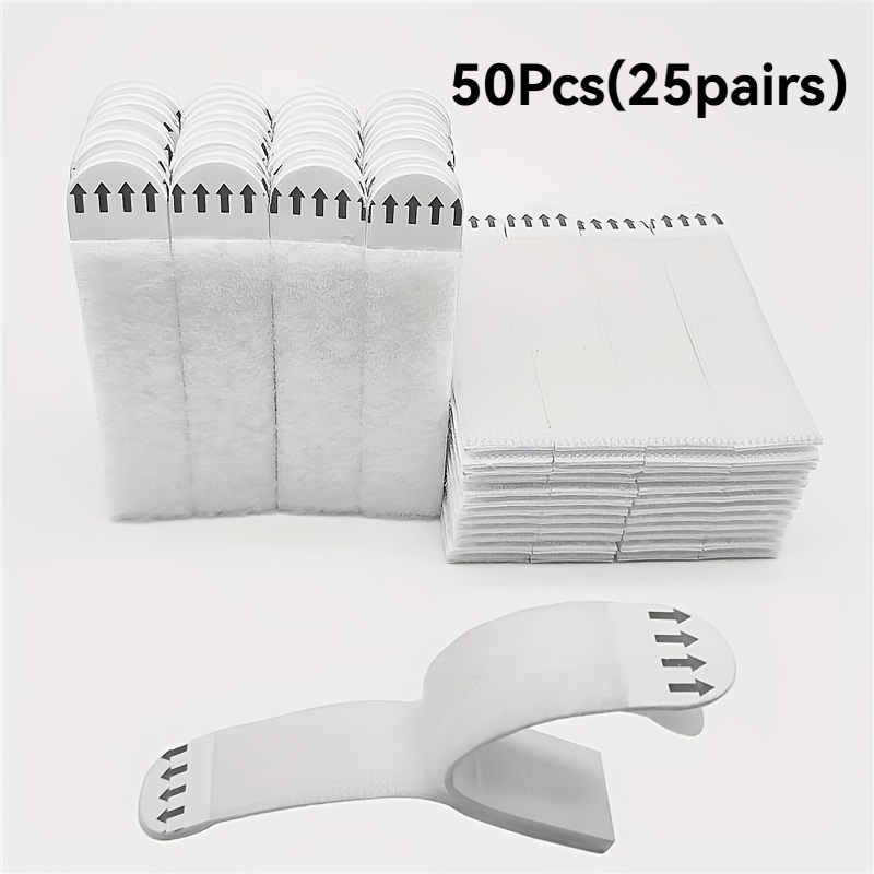 Picture Hanging Strip - 取り外し可能な残留物なしフックループテープ、自己粘着式、簡単に剥がせるストリップ、写真吊り下げ用、再利用可能な粘着剤、家庭やオフィスの装飾に最適