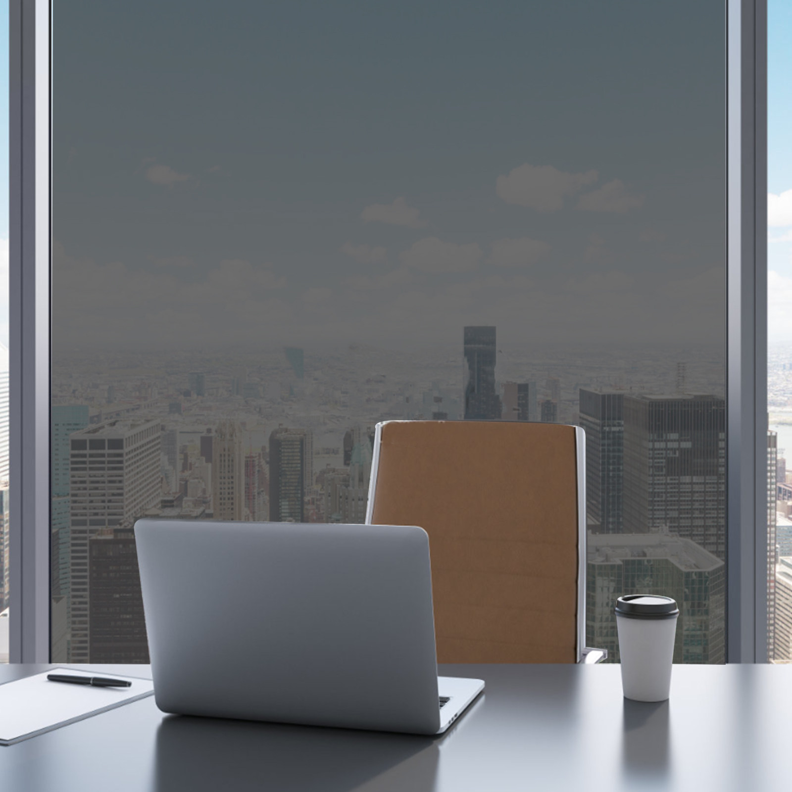 Window Insulation Film - 1ロール取り外し可能なプライバシーウィンドウフィルム、家庭用、ミラー効果、UVブロック、断熱、日中のプライバシー保護、静電気タイプ