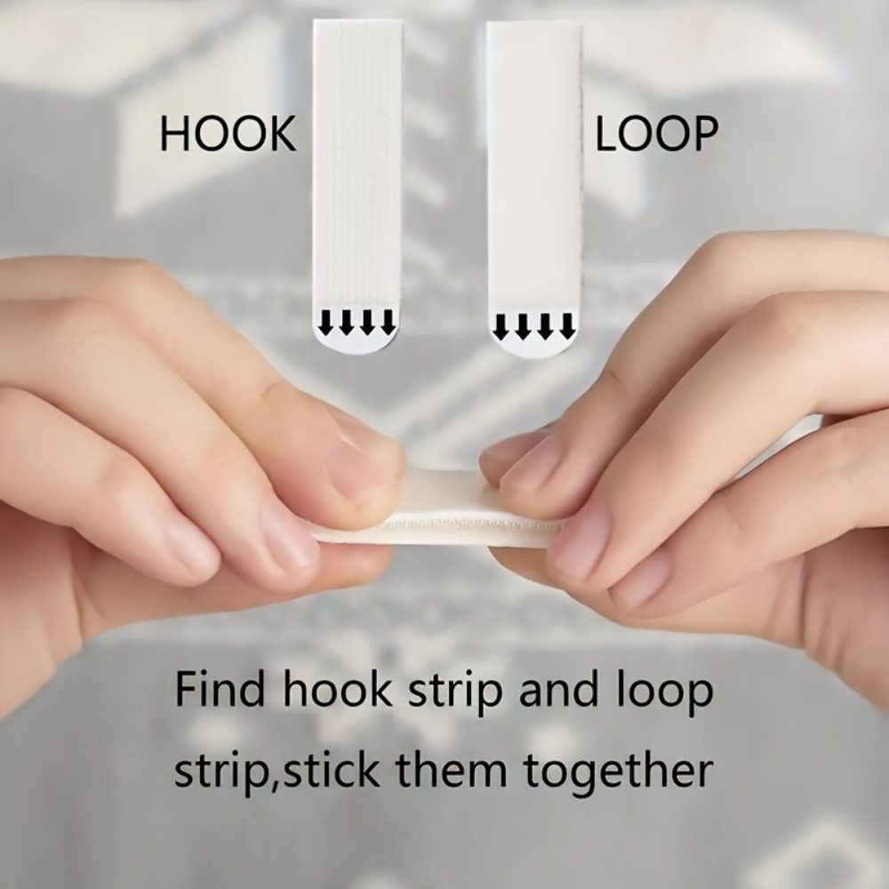 穴あけ不要の吊り下げストリップ12個、両面粘着壁取り付けテー - Picture Hanging Strip のレビューと価格