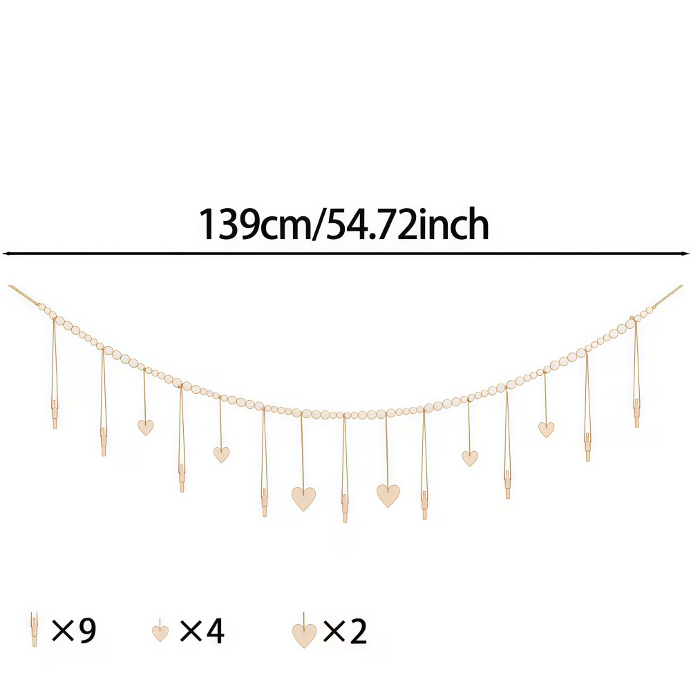 1pc ビーズストリング写真収納吊り下げディスプレイ クリッ - Picture Hanging Strip のレビューと価格