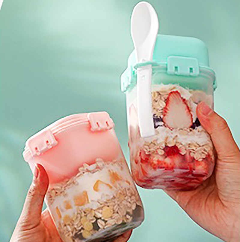 子供用の持ち運び可能なオートミールカップ、朝食カップ、一晩密 - Home Improvement Shop のレビューと価格