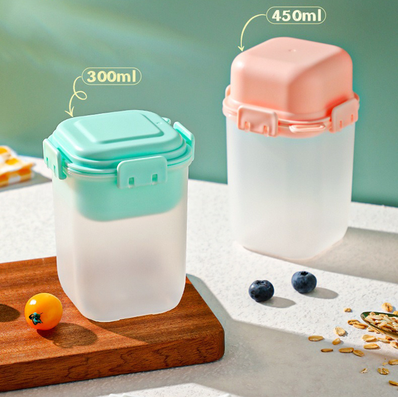 子供用の持ち運び可能なオートミールカップ、朝食カップ、一晩密 - Home Improvement Shop のレビューと価格