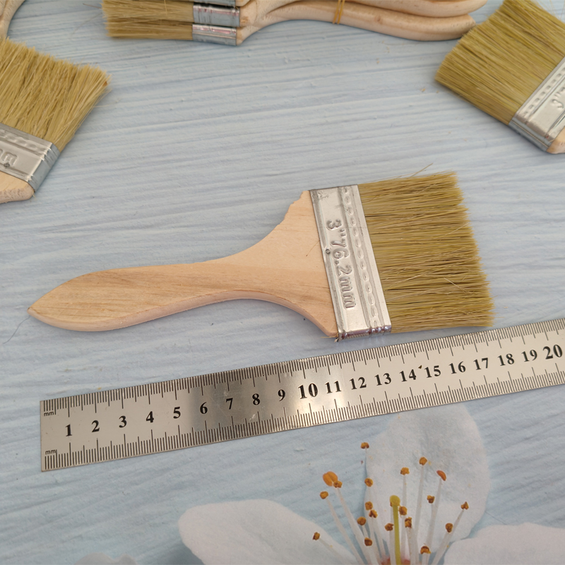 ペイントとワニスのブラシ、壁と木の絵画に最適、接着剤、ホット - Wood Stain Brush のレビューと価格