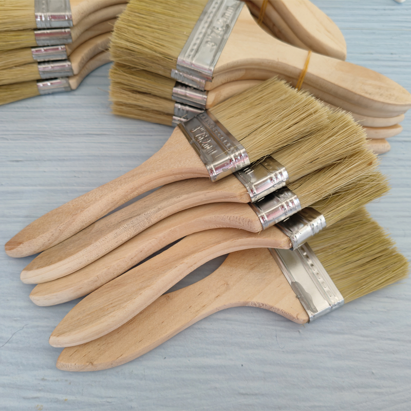 ペイントとワニスのブラシ、壁と木の絵画に最適、接着剤、ホット - Wood Stain Brush のレビューと価格