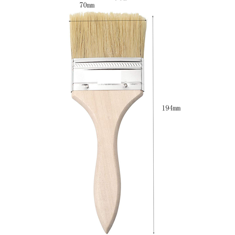 24本ペイントブラシ 70mmチップペイントとワニスブラシ  - Wood Stain Brush のレビューと価格