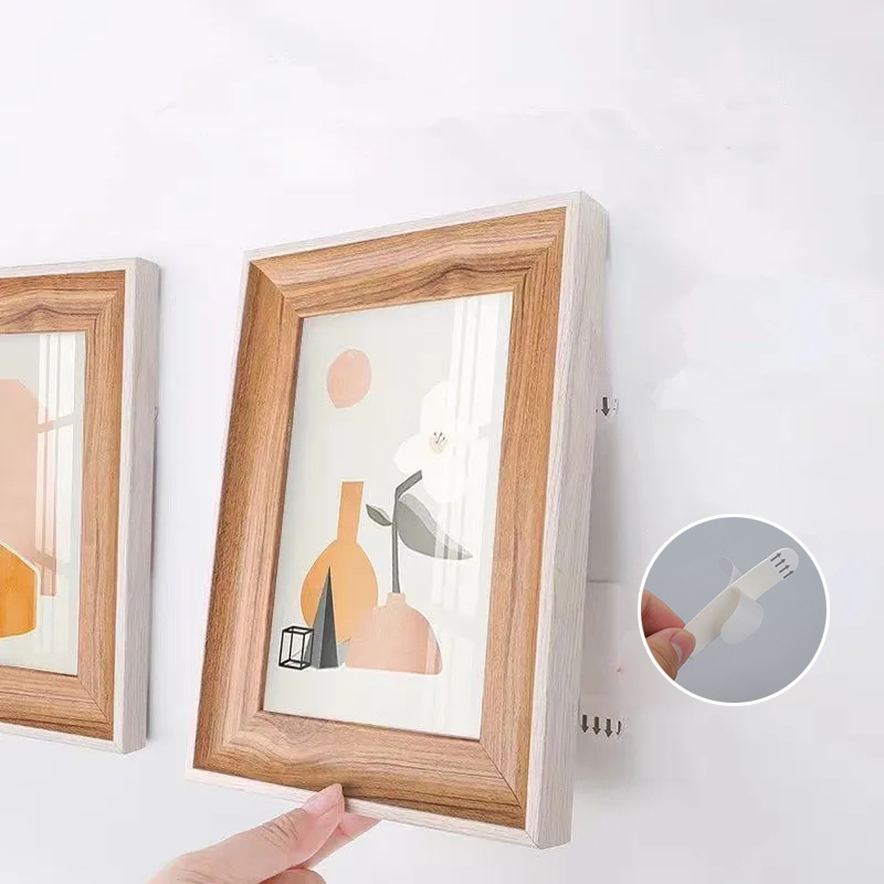 穴あけ不要のフレームテープストリップ、各種取り付け用自己粘着 - Picture Hanging Strip のレビューと価格