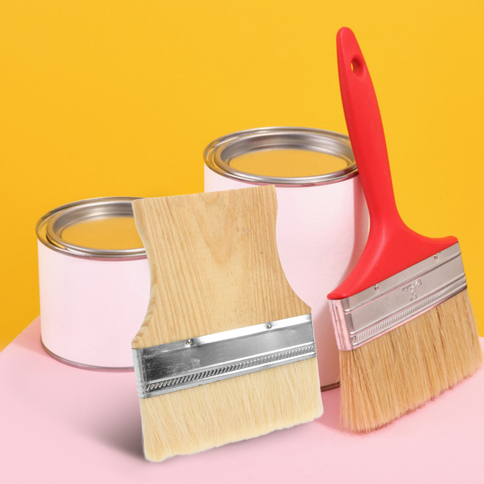 3本セット ペイントブラシキット フラットチップ ソフトブラ - Wood Stain Brush のレビューと価格