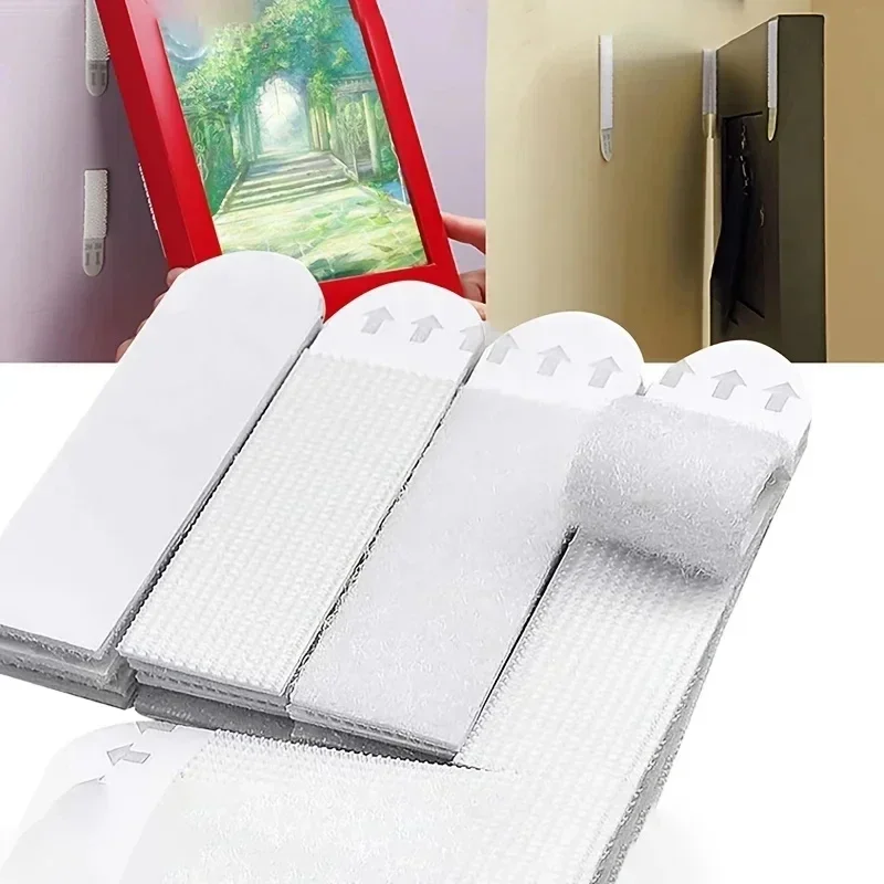 テープ両面ストリップ接着剤吊り下げ取り付け画像壁ステッカー粘 - Picture Hanging Strip のレビューと価格