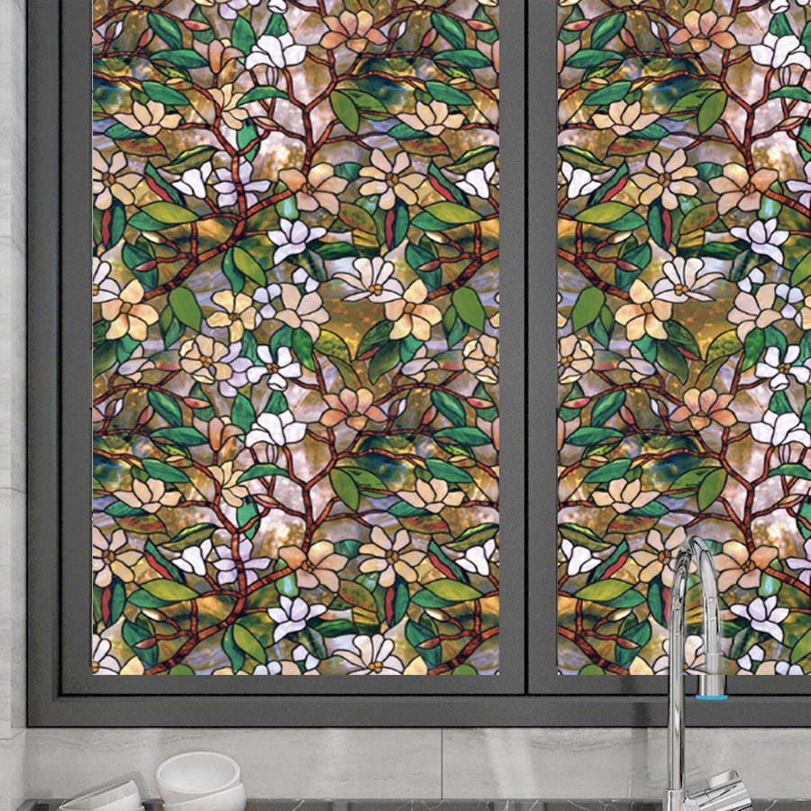 印刷された覗き見防止静電気吸着フィルム、不透明ウィンドウフィ - Window Insulation Film のレビューと価格